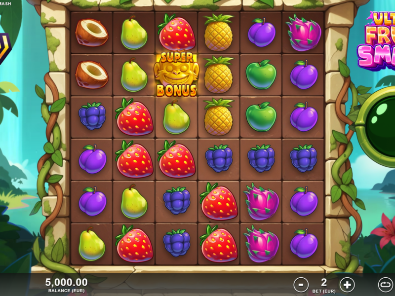 Ultra Fruit Smash Base Game Play