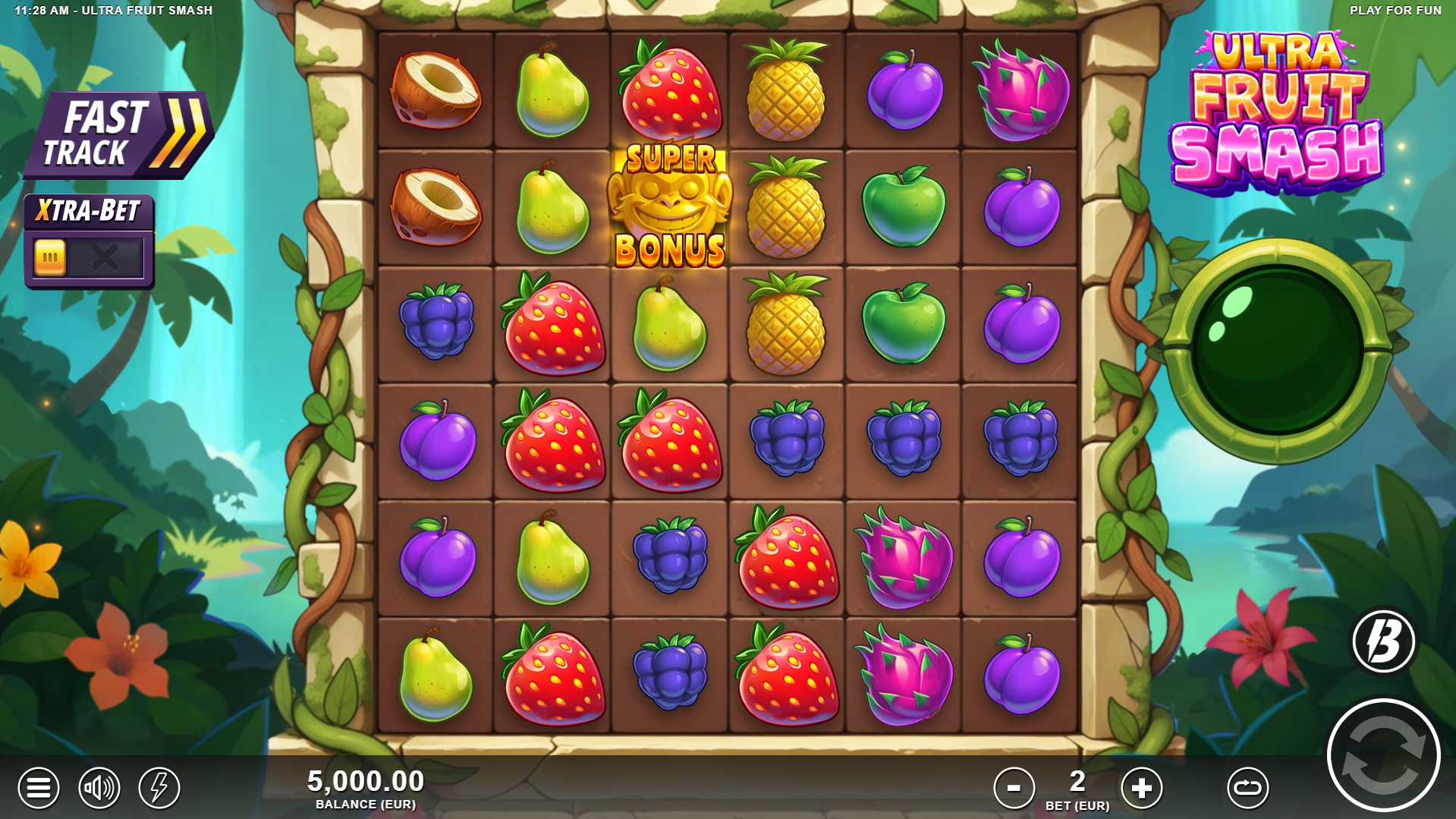 Ultra Fruit Smash Base Game Play